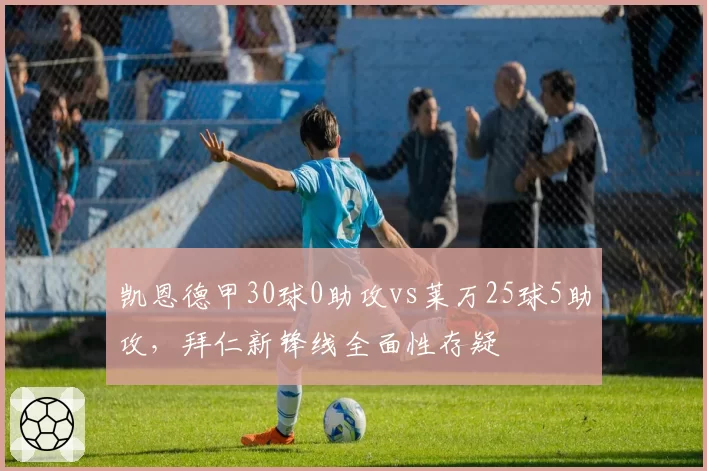 凯恩德甲30球0助攻vs莱万25球5助攻，拜仁新锋线全面性存疑